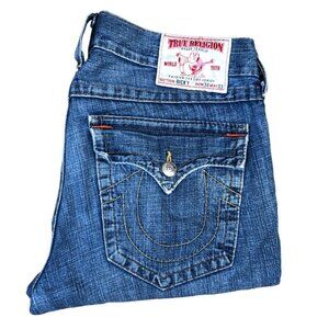 Vintage True Religion Jeans Size 34 RICKY Blue